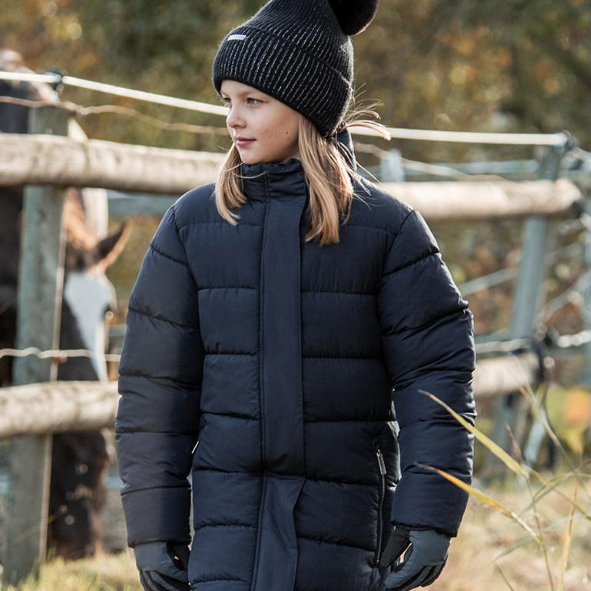 2025 Mountain Horse Junior Team Coat 34520400 - Navy